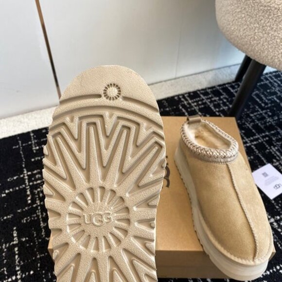 UGG Tazz Platform Slipper Mustard Seed - Picture 5 of 6